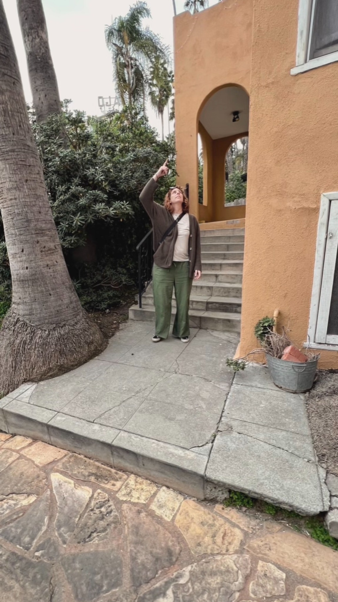 Lisa Talbot at a vintage Los Angeles building